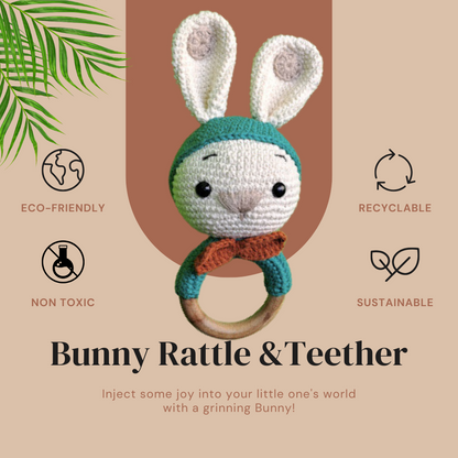 Bunny Rattle and Teether