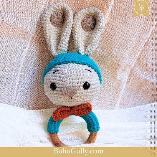 Bunny Rattle and Teether