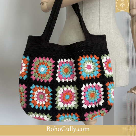 Granny Square Hand Bag