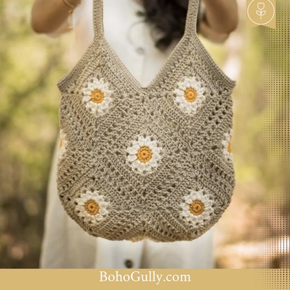 Crochet Fusion Tote Bag