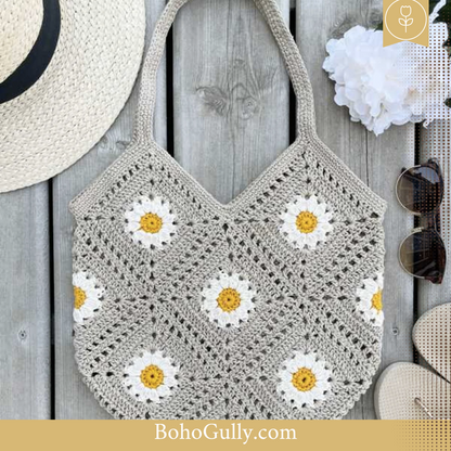 Crochet Fusion Tote Bag