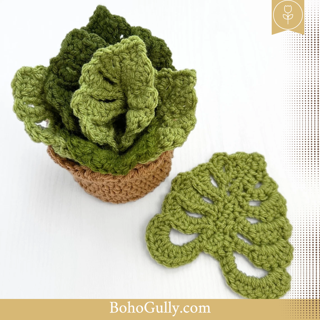 Boho Green Pot Coaster