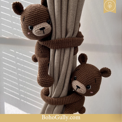 Boho Bear Curtain Knot